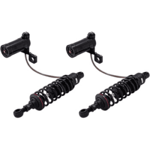 PROGRESSIVE SUSPENSION 990 Series Shocks with Remote Reservoir - Black - Heavy-Duty - 13" 990-2004