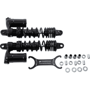 PROGRESSIVE SUSPENSION 970 Series Piggyback Shocks - Gloss Black/Matte Black - 13.00" 970-1014B