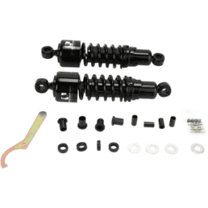 PROGRESSIVE SUSPENSION 412 Series Shocks - 11" - Standard - Black - H-D 412-4005B