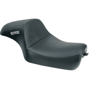 Slyfox Seat - Gray Logo - Black Vinyl w/ Slipstop - Carbon Fiber - XL 4684B-slyfox