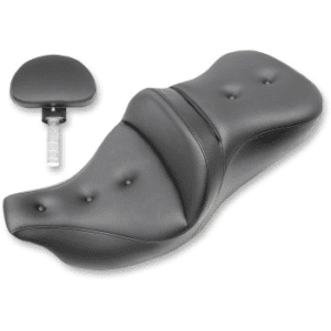 SADDLEMEN Extended Reach RoadSofa™ Seat - Pillow Top - Backrest - '08-'23 FL 808-07B-183BR